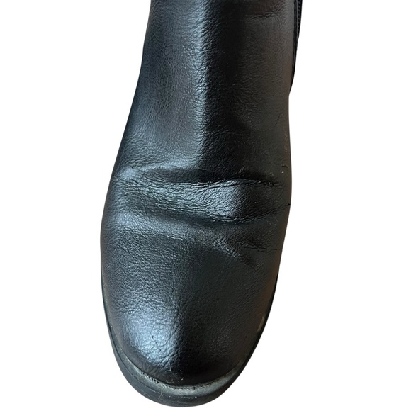 Apt. 9 Black Ankle Boots Size 8.5 – Heeled Booties w/ Buckle Detail Faux Leather - Picture 12 of 16